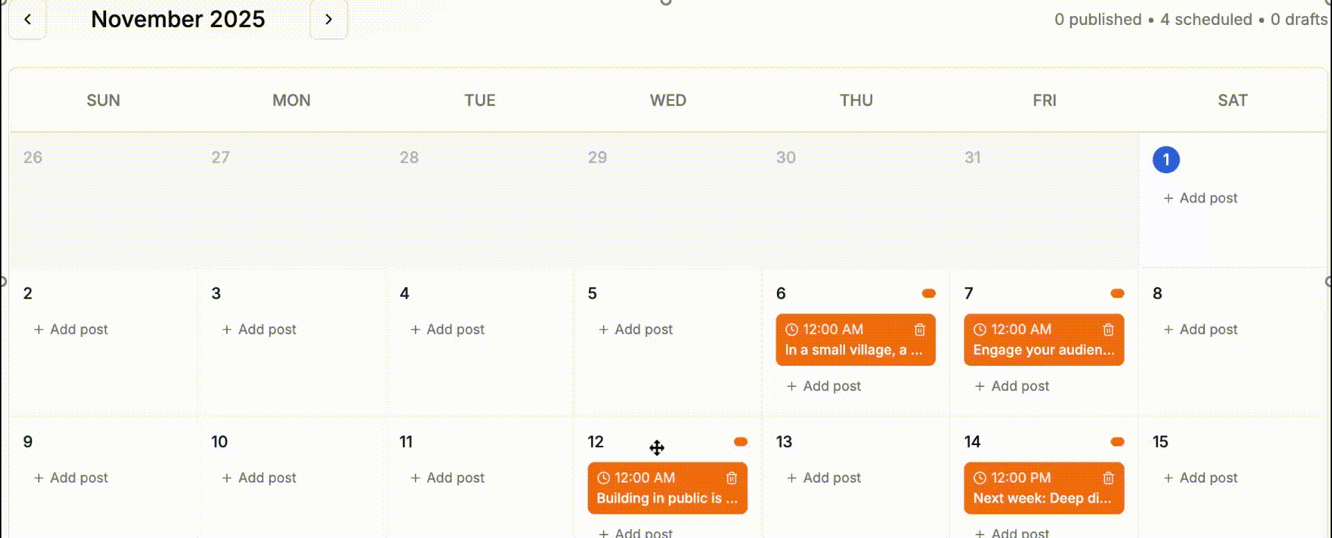 Calendar Scheduler